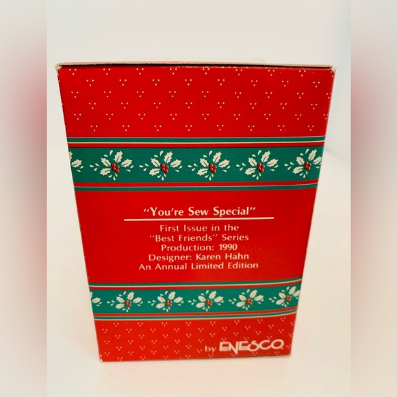 Enesco Treasury of Christmas You're Sew Special Christmas Ornament Best friends - Picture 5 of 9